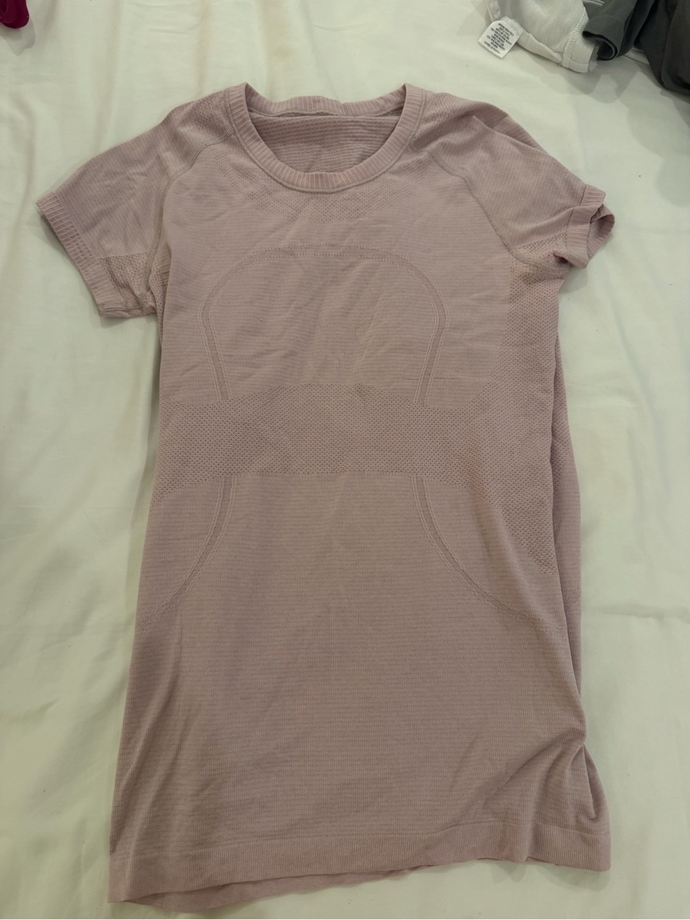 Light Mauve Short Sleeve Lululemon Top